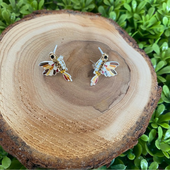 🌟Mega Sale🌟 Silver925 hummingbird necklace and earrings set. Includes chain - Picture 4 of 7